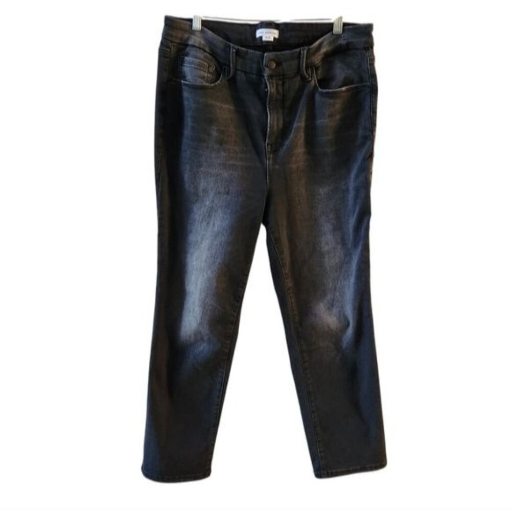 Good American Women's wash Black Jeans - Picture 2 of 14